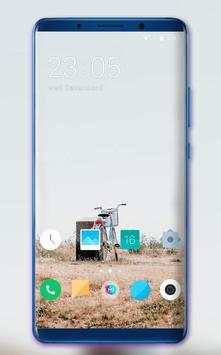 Theme for LG V50 bike sky wallapper screenshot 1