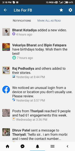 Lite for fb free  - Chat Messenger lite screenshot 3