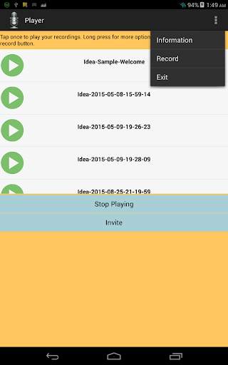 Fast Audio Recorder/Player screenshot 10