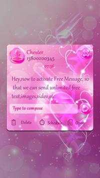 GO SMS SHINING THEME screenshot 4