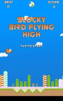 Blocky Bird Flying High screenshot 1