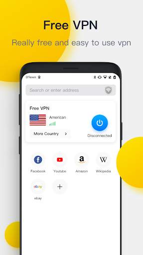 Zero VPN Browser - Free Fast Safe Unblocker screenshot 1