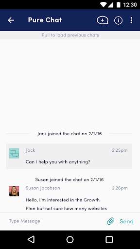 Pure Chat - Live Website Chat screenshot 2
