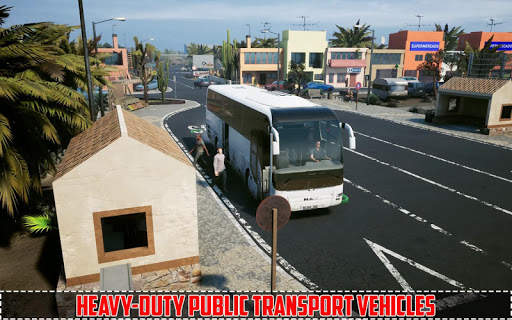 Tourist Bus Off Road Drive Sim screenshot 3