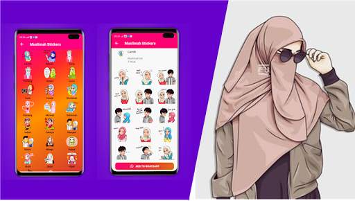 WA Sticker Muslimah Hijab Sticker Cute screenshot 5
