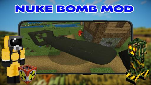 Nuke Bomb Mod For Minecraft PE screenshot 3