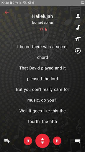 SingAlong -לראות יחד מילים ואקורדים בכמה מכשירים! screenshot 4
