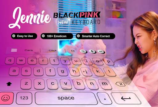 Jennie Blackpink keyboard theme screenshot 1