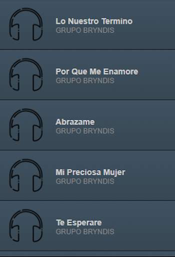 Grupo Bryndis Song&Lyrics screenshot 2