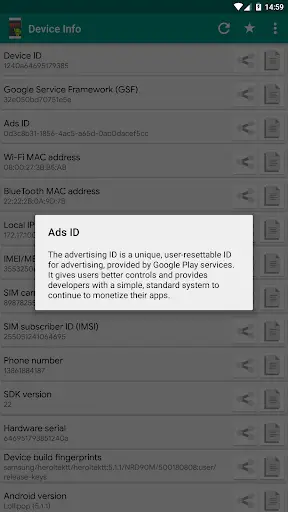 Device Info (Device ID) screenshot 2