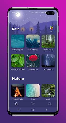 Relax.me - Rain Sounds, Sleep, Relax & Meditation screenshot 2
