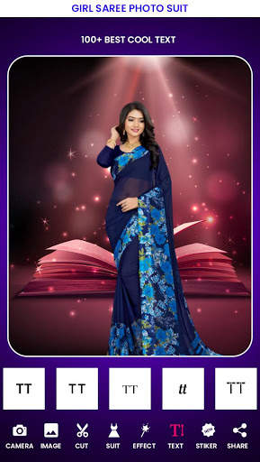 Girl Saree Photo Editor - Saree Photo Suit screenshot 6