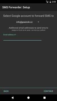 SMS Forwarder screenshot 1