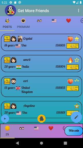 Get more friends - add more new friends now screenshot 1