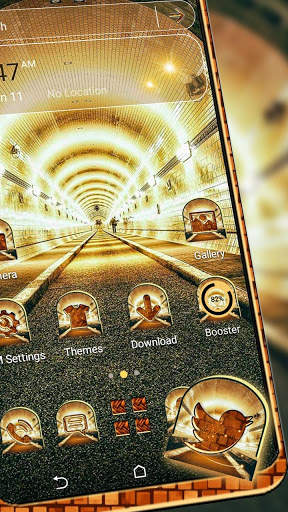 Tunnel Lights Launcher Theme screenshot 1