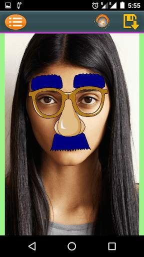 Funny Eye Nose Glasses Changer screenshot 4