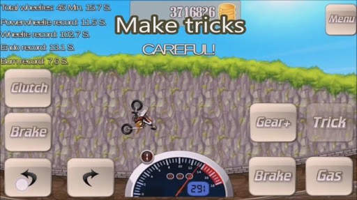 Stunt King - Wheelie Motorbike stunts game screenshot 3