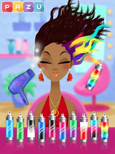 Girls Hair Salon - Hairstyle makeover kids games screenshot 9