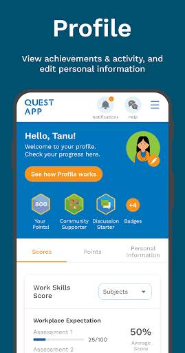 Quest App 6 تصوير الشاشة