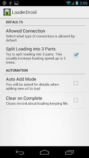 Loader Droid Pro License Key screenshot 6