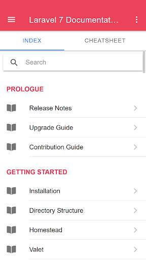Laravel 7 Documentation скриншот 2