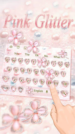 Clover Glitter Keyboard screenshot 3