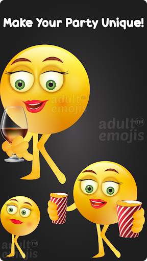 Party Emoji Sticker Keyboard स्क्रीनशॉट 3