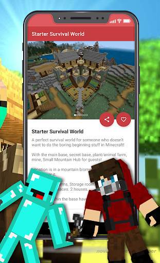 Survival Map for Minecraft screenshot 2