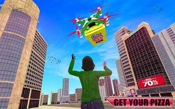 Pizza Delivery City Drone Simulator screenshot 3