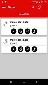 AAC Player screenshot 1