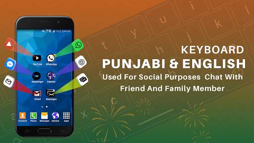 Punjabi Keyboard with English letters for android screenshot 1