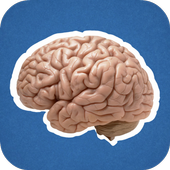 Brain test icon
