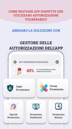 Gestore autorizzazioni app screenshot 1