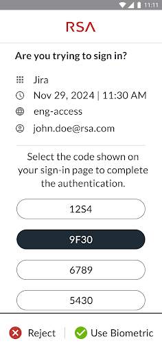 RSA Authenticator (SecurID) скриншот 4