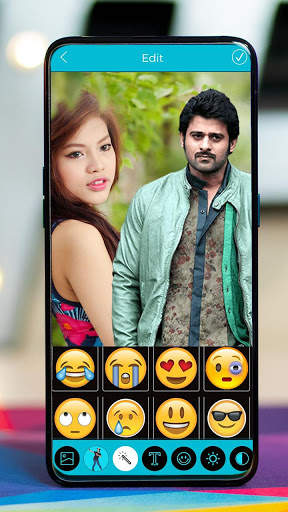 Selfie With Prabhas - Bahuballi Photo editor screenshot 2