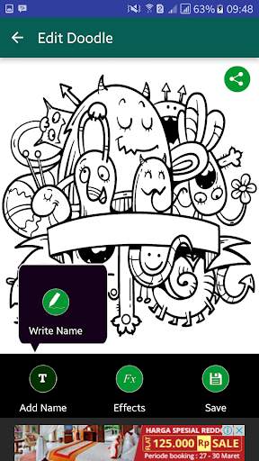 Doodle Name Art Maker screenshot 3