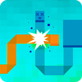 origami paper snake io icon