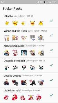 Anime Stickers for WhatsApp 2020 (WAStickerApps) screenshot 2