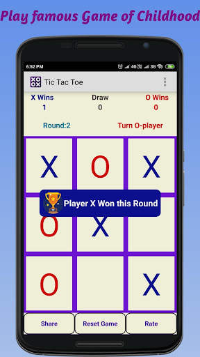Tic Tac Toe - 2 Player XOXO screenshot 1