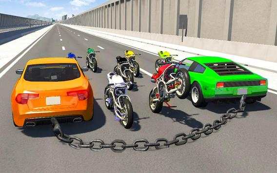 Chained Cars Impossible Tracks Stunt screenshot 2