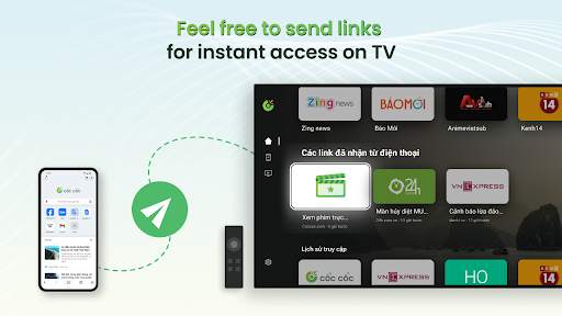 Cốc Cốc TV Browser screenshot 3
