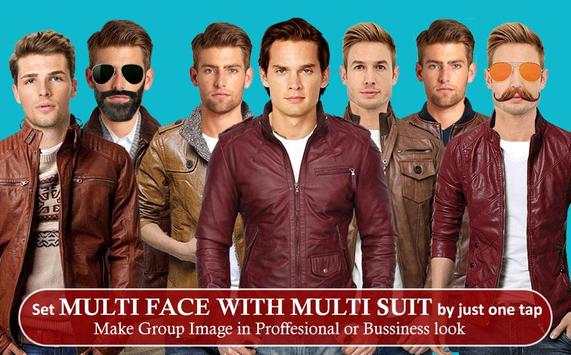 Men Jacket Dual Photo Suit 5 تصوير الشاشة
