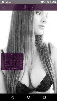 Sexy Girl Calendar screenshot 1