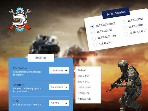 GFX Setting for PUBG: NO LAG, Game Booster Tool screenshot 2