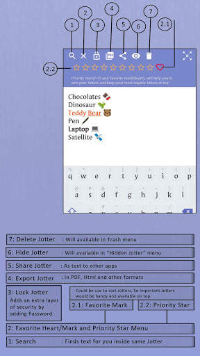 Jotter - Notes Writing App 2 تصوير الشاشة