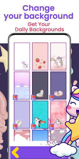 Unicorn Diary App Kawaii /Lock screenshot 4