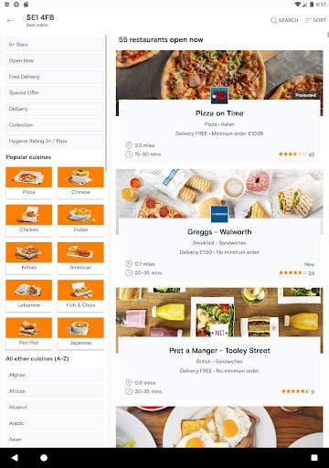Just Eat UK - Takeaway Delivery screenshot 2