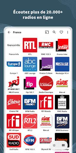 VRadio - Radios en ligne screenshot 1