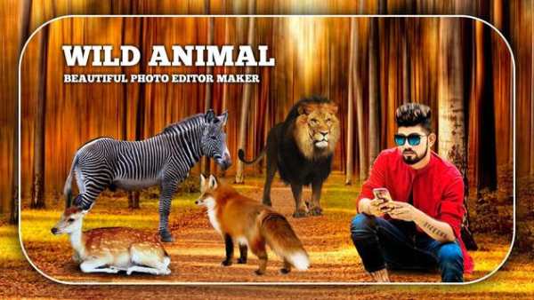 Wild Animal Photo Editor 5 تصوير الشاشة