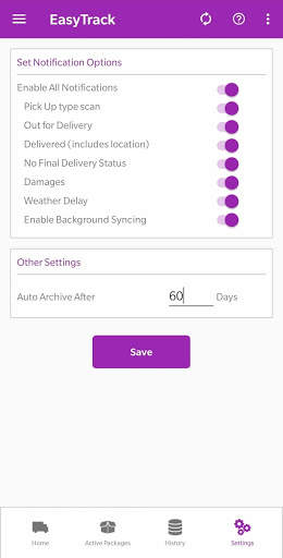 EasyTrack Package Tracking App screenshot 5